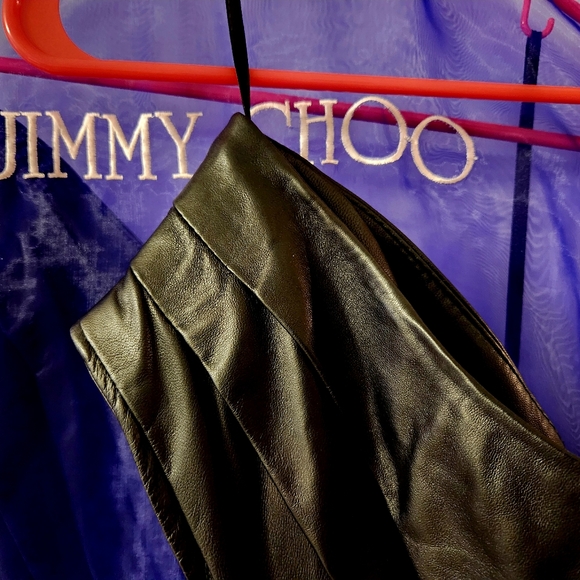 JIMMY CHOO LEATHER DRESSES - Picture 2 of 5